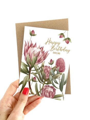 Carte Anniversaire Darling Protea 4