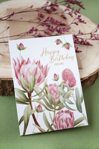 Carte Anniversaire Darling Protea 5