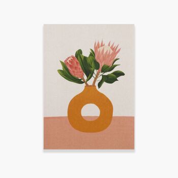 Carte Bouquet Vase Rond 2