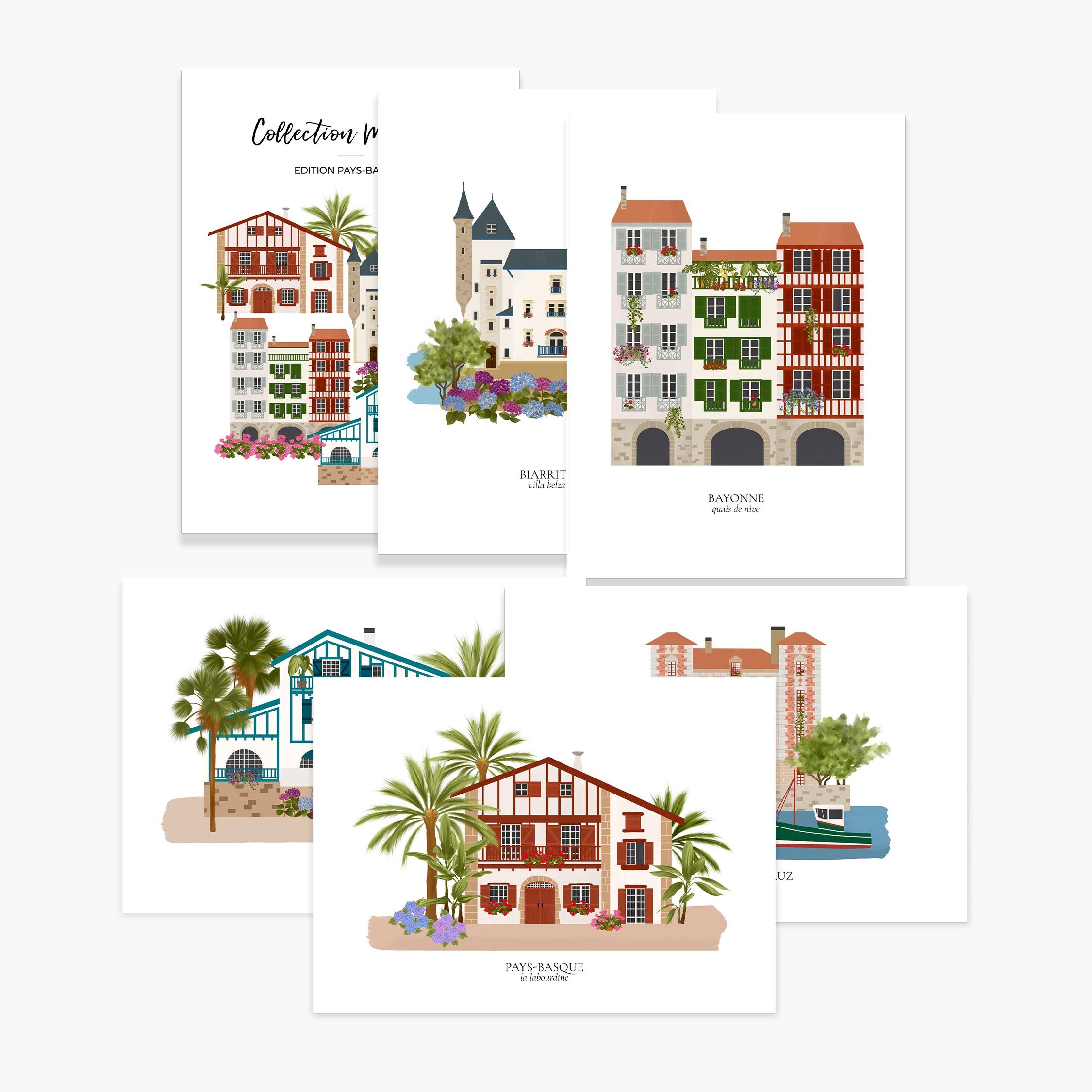 Conjunto de mapas del País Vasco