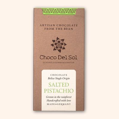 Salted Pistachio - Bio Milchschokolade*