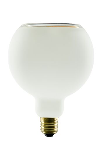 Globe flottant LED 125 givré laiteux 1