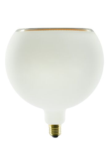 Globe flottant LED 200 givré laiteux 1