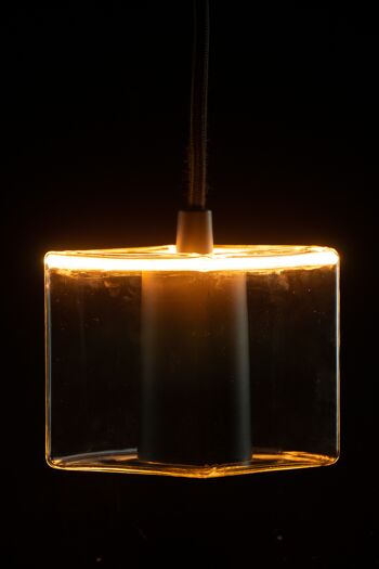 Cube flottant LED 86 à l'intérieur transparent 3