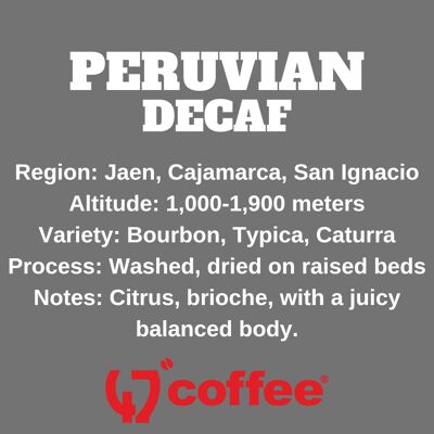 DECAF BIOLOGICO PERUVIANO - 1kg