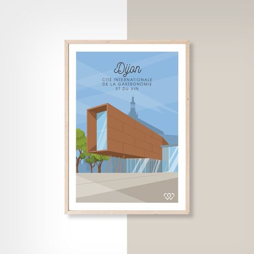 La Cité Internationale de la Gastronomie et du Vin - carte postale - 10x15cm