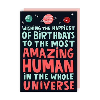 Lot de 6 cartes Happyest of Birthdays