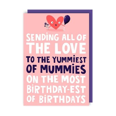 All of the Love Birthday Card pack of 6