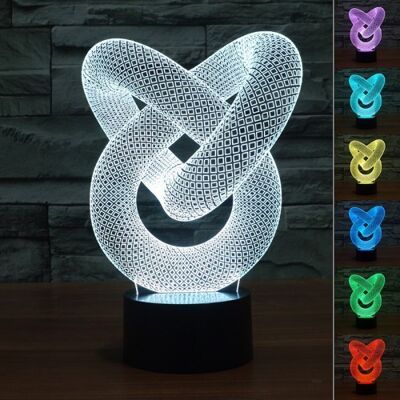 Abstract 3D Lamp Knot
