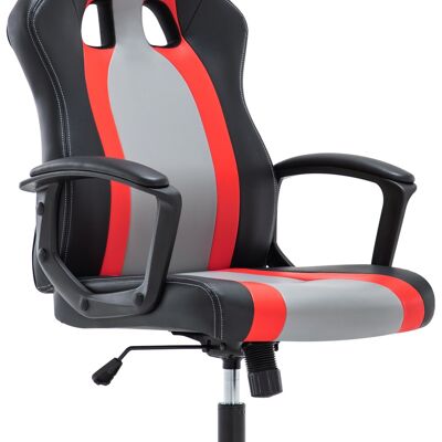 IWMH Drivo Gaming Racing Chaise PU Cuir ROUGE