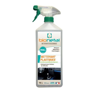Nettoyant pour plastiques  Automobile  Huile essentielles de menthe  750ml  Bionetal