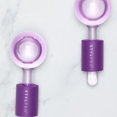 GLOBES DE GLACE POUR LE VISAGE STYLPRO