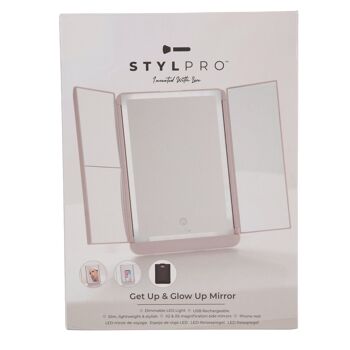 STYLPRO GET UP AND GLOW UP MIROIR PLIANT 2