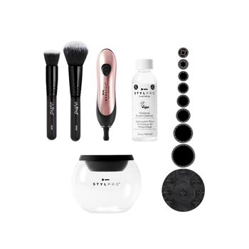 STYLPRO Ensemble-cadeau de nettoyant pour pinceaux de maquillage Blush 1