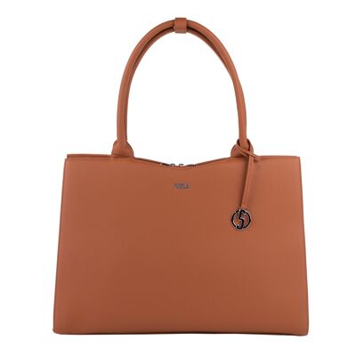 Laptop bag Straight Line Cognac 15.6"