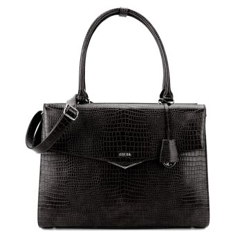 Sac ordinateur Silver Tip Croco Noir 15.6" 1