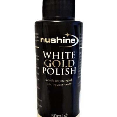 Nushine White Gold Polish 50ml - eco-Friendly Formulation
