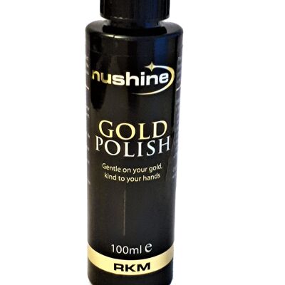 Nushine Gold Polish 100 ml – umweltfreundliche Formel (schnelle, schöne Ergebnisse)