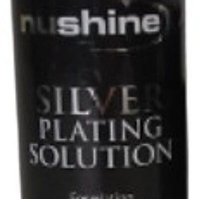 Nushine Silver Plating Solution 100ml - permanently plate PURE SILVER onto worn silver, brass, copper and bronze (eco friendly formula)