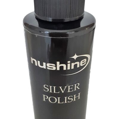 Nushine Silver Polish 50ml - ecofriendly Formula removes Heavy Tarnish effortlessly
