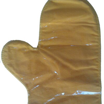 Nushine Brass, Copper and Bronze Cleaning Mitt - Contains Special Impregnation