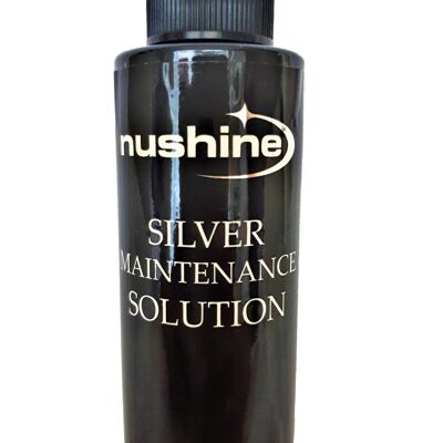 Nushine Silver Maintenance Solution 50ml - Ideal for Slightly Worn Silver