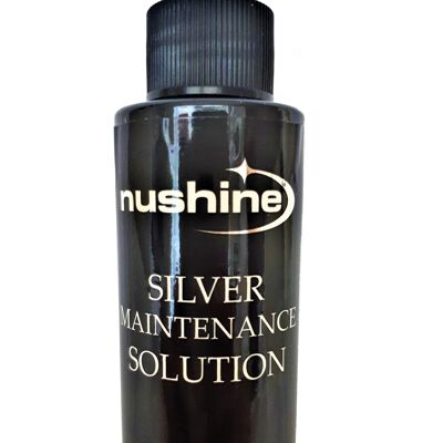Nushine Silver Maintenance Solution 50 ml - Idéal pour l'argenterie légèrement usée