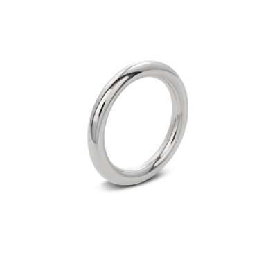 Bold Plain Ring Silver