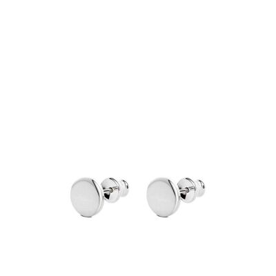Dame Earrings Silver - A Pair