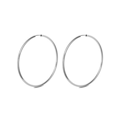 Nomad Hoops Silver, 50mm