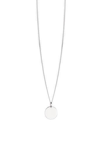 Collier Plaque Argent 1