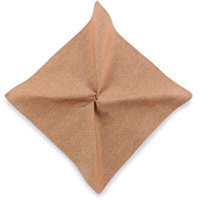 Sir Redman pocket square Festa Fortuna terracotta