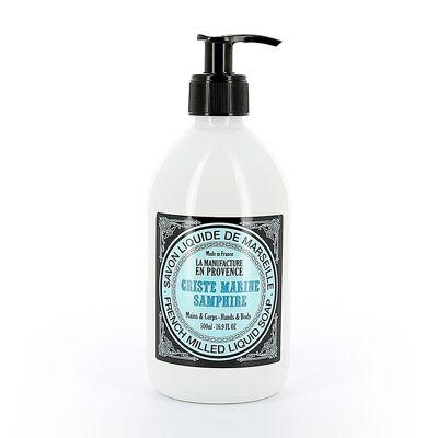 Liquid Marseille soap 500ml with Organic Criste Marine