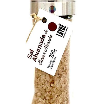 Glass grinder-Stainless steel. Sierra Nevada Smoked Salt 200 g