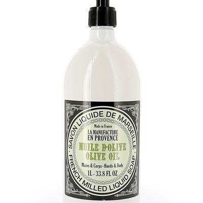Liquid Marseille Soap 1L with Organic Olive Oil