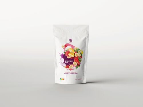 Freeze-dried Smoothie Mix Pink - strawberries, banana