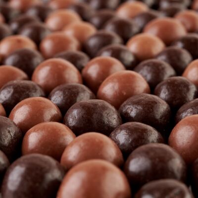 Billes de céréales chocolat lait caramel 1 kg en vrac