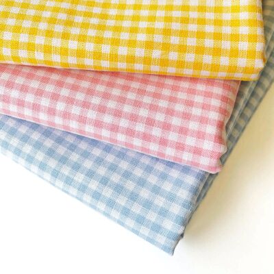 Small gingham fabric