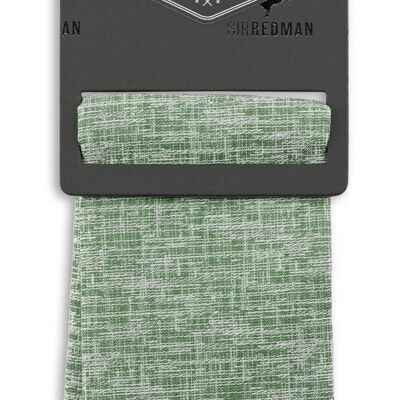 Sir Redman pocket square Fiero Famiglia verde bottiglia