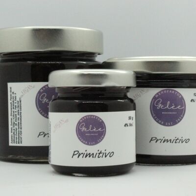 Primitivo jelly 50 gr. red wine