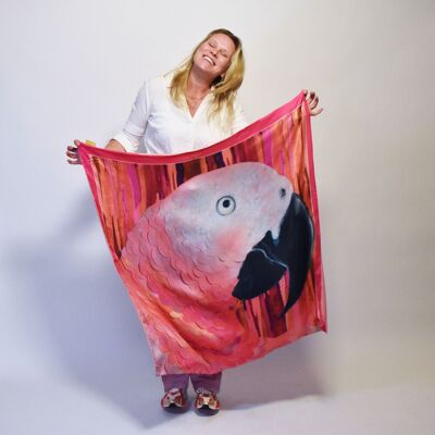 Foulard 'You are Happy' - collection 'Birds of a feather'