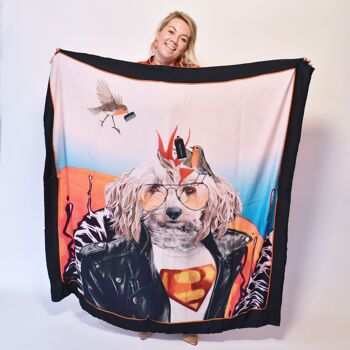 Foulard 'You are a Hero - Dogs in Style 1