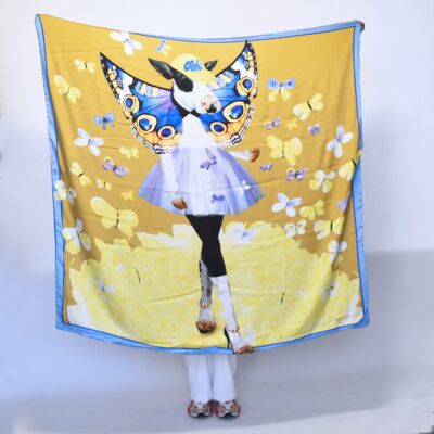 Foulard 'Tu es un Papillon - Collection Koeture 0066