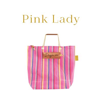 Cabas vintage XL - Pink Lady