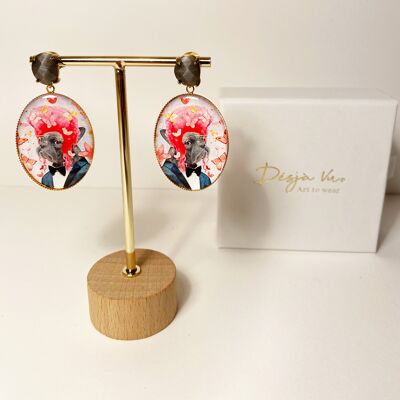 Yoou are in Love - earrings 0049