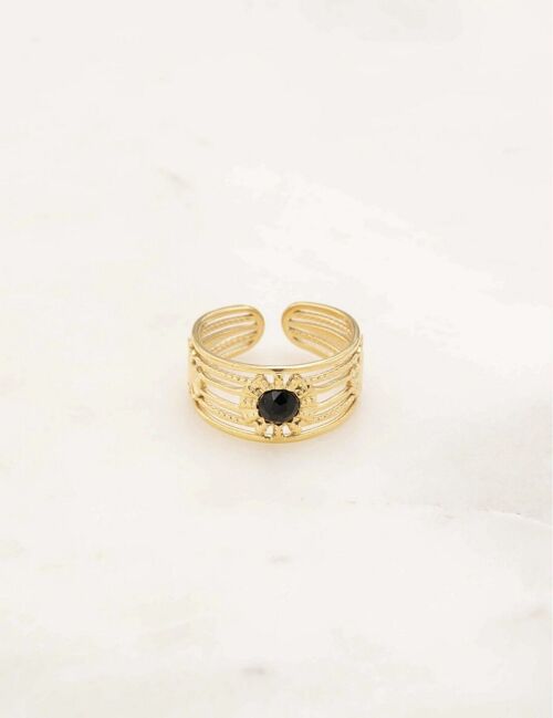 Bague Soliana - Onyx