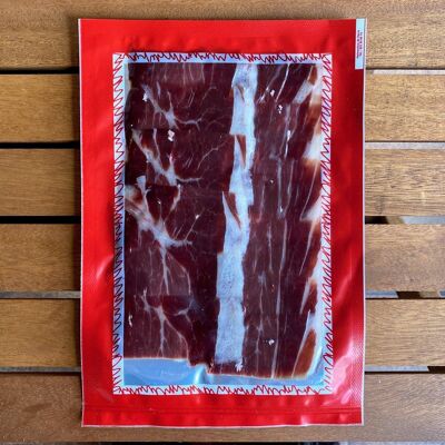 Ham Iberico Acorn-fed. Red label Hand-cut