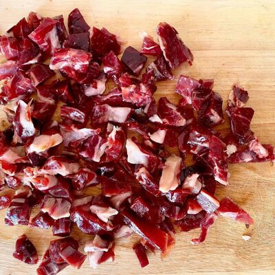 Diced Ham Iberico Acorn-fed. Red Label