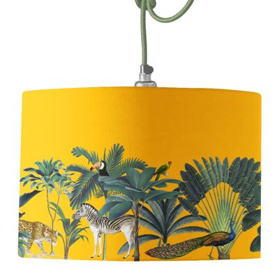 Darwin's Menagerie Lamp Shade 30cm Yellow