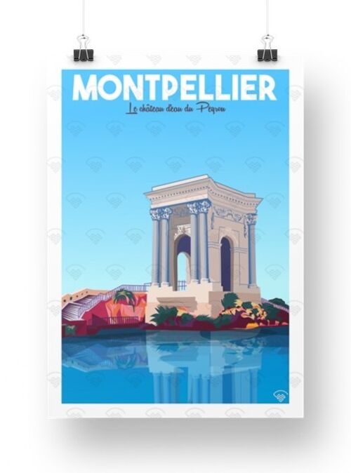 Montpellier - chateau d'eau
30 x 40 cm